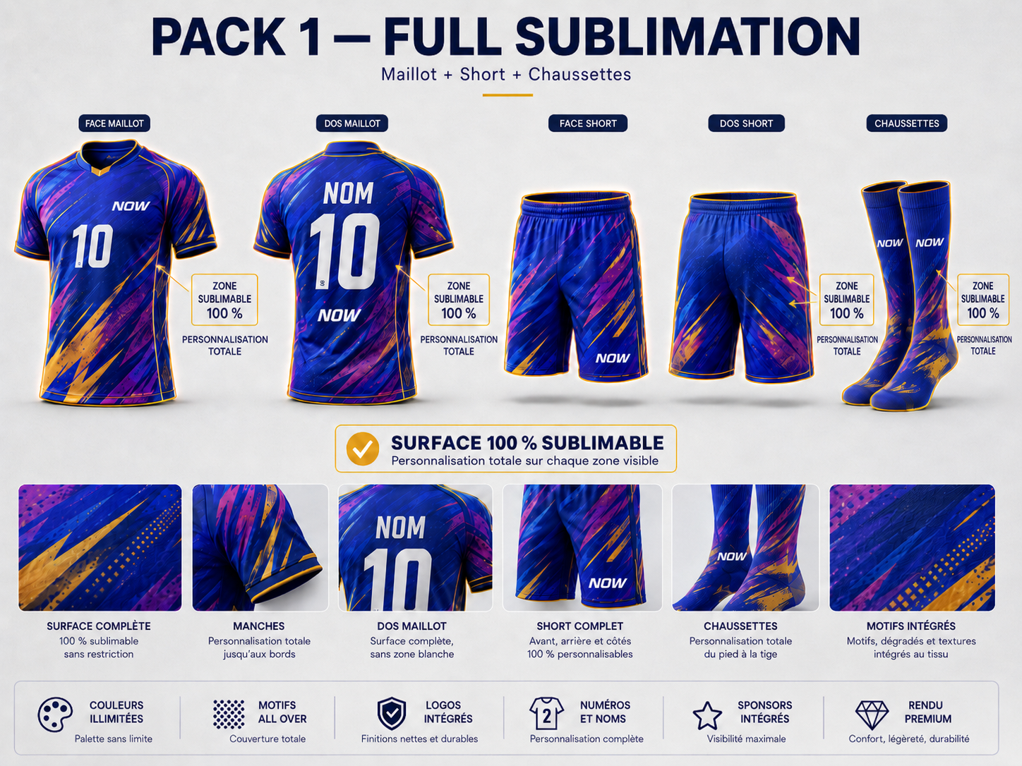 Pack full sublimation NOW