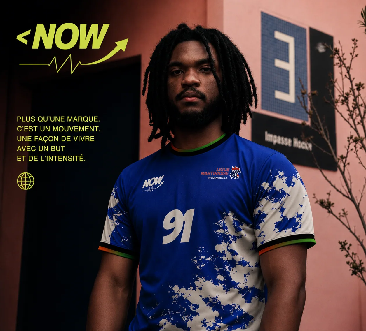 Maillot NOW porté